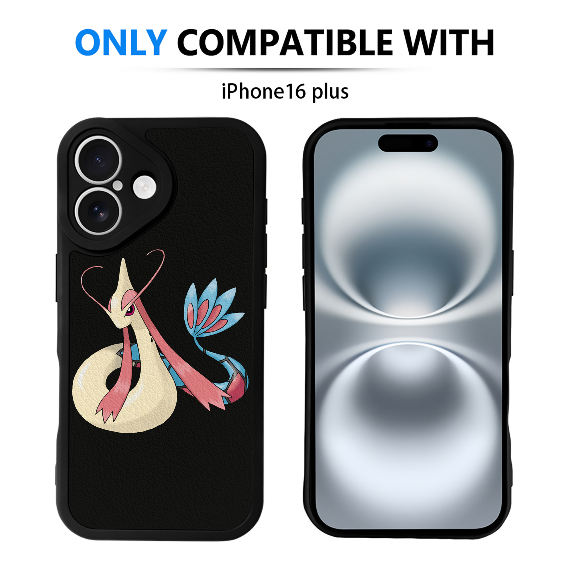 （画像用） ポケットモンスター Pokémon 【iPhone 16シリーズ対応】シリコンスマホケース（レザー調） 材質：シリコン